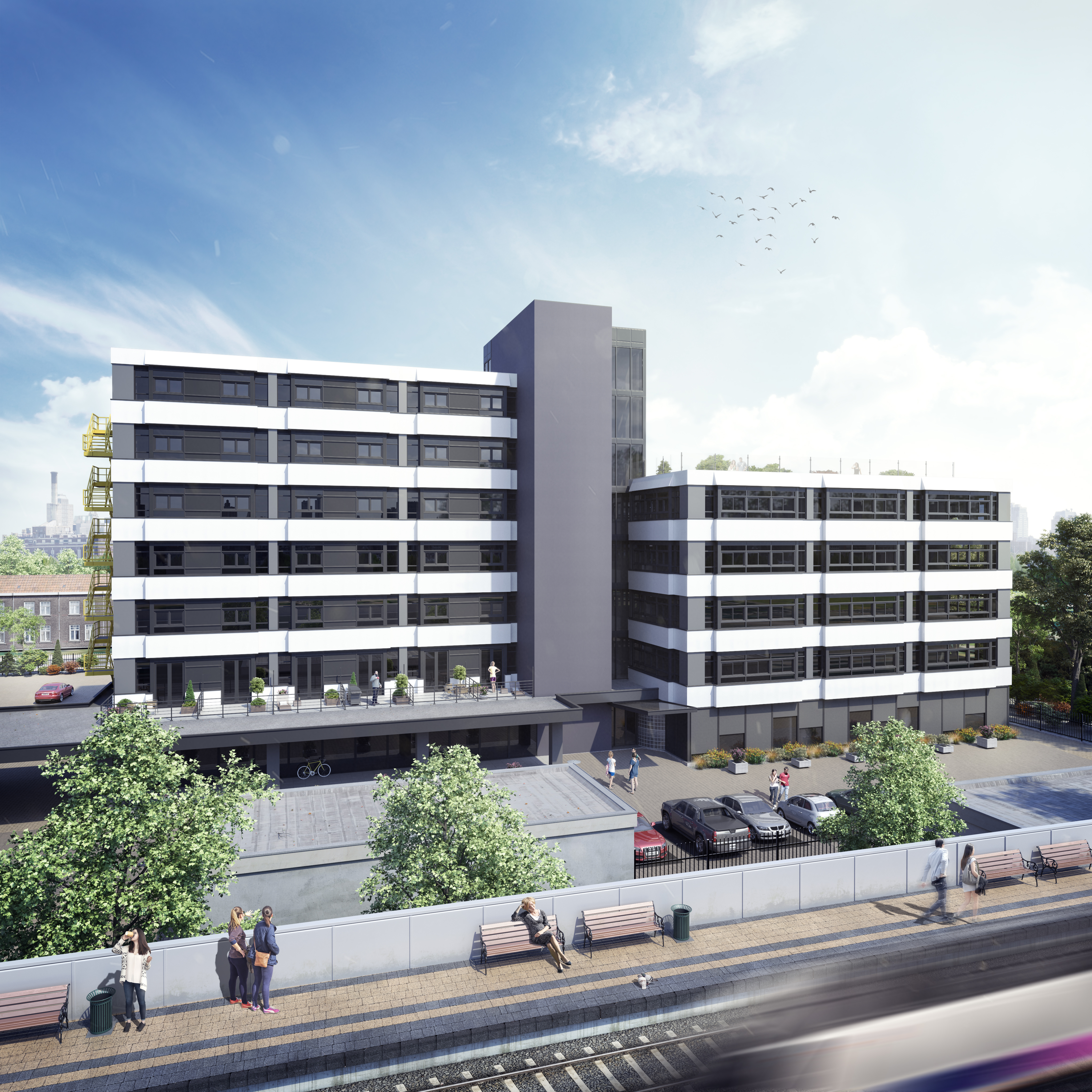 Transformatie voormalig kantoorgebouw tot 104 appartementen